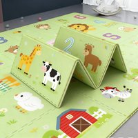 Foldable Baby Play Mat Educational Non-Toxic Children's Carpet in The Nursery Climbing Pad Kids Rug Activitys Games Toys 180*100