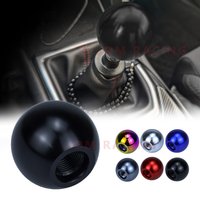Car Modification Manual Universal Stem Head Aluminum Alloy Round Ball Gear Handle Head Round Trolley Bobblehead