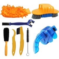 AliExpress cycle zone Portable Chain Cleaner MTB Cycling Cleaning Kit Bicycle Scrubber Brushes Set Bike Wash Repair Tool for Road Cycling