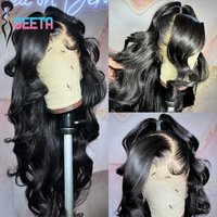 Geeta Body Wave 300% 250% 230% 13x6 Lace Front Wig With Drawstring 13x4 Lace Frontal Human Hair Wigs for Women 4x4 5x5 Lace Wigs
