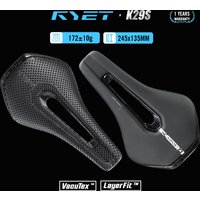 RYET Bike Saddle 3D Printed Carbon 245x135/145/155mm For MTB Gravel Road Bike, Ergonomic Racing Saddle Hollow Tech Cycling Seat image 4