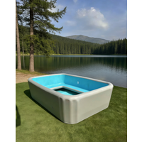 Inflatable Pool Kids and Family Outdoor Summer Garden Water Play Pool Portable PVC