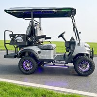 Upgraded Off-Road Lifted 48V/72V Golf Cart 4WD 2 4 6 8 Seater 4000W/7500W All Terrain Golf Buggy Rechargeable Lithium Battery