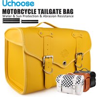 Waterproof Luggage Bag For Honda Rebel For Cruiser For Scooter For Travel Bag Sissy Bar Motorcycle Tail Bag Side Saddlebag