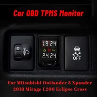 OBD TPMS Tire Pressure Monitor Systems for Mitsubishi Outlander 3 Xpander 2018 Mirage L200 Eclipse Cross Modify Accessories