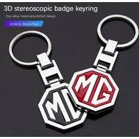 Car Emblem Keychain Auto Styling Key Ring Accessories For MG ZS 5 7 6 Cyberster MG4 EV ES5 HS ONE GT GS MG3 EZS 3SW MARVEL-R