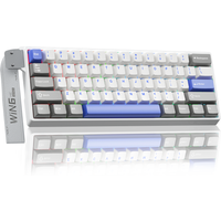 AULA WIN60 HE Pro Max Wired Mechanical Keyboard 60% Hot-Swap Hall Effect Magnetic Switch 8000Hz RGB Low Latency Gaming Keyboard