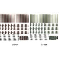 120Pcs Carp Fishing Accessories Clip Quick Change Swivel Tail Sleeves Kit Carp Fishing Terminal Fishing Accessories for Carp Rig