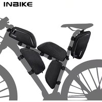 INBIKE Bike Front Bag Waterproof Bicycle Top Tube Bag MTB Cycling Saddle Bag Mountain Road Bike Storage Seat Tube Bag Accessorie