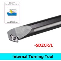 LIHAOPING outils d'usinage de tour S10K S12M S16Q S20R S25S SDZCR07 SDZCR11 outil de tournage interne coupe-barre d'alésage CNC SDZCR SDZCL