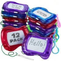 1/4 Mini Whiteboard Keychain - Backpack Keychain Whiteboard, Erasable, Suitable for Boys and Girls, Birthday Party (Random Color