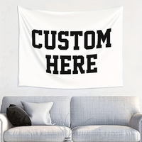 1Pc Custom Tapestry - Upload Images for Personalized Backgrounds with Photos & Text, Posters, Banners for Bedrooms, Anniversaries, Birthdays, Weddings, Mother's Day, Home Decor, Parties, Halloween,