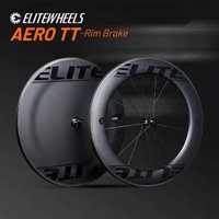 AliExpress ELITEWHEELS AERO-TT Wheels Carbon Fiber Triathlon Wheelst V Brake Tubeless Clincher Wheel For TT Bike Racing