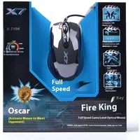 A4TECH Bloody X7-710K Wired Mouse Normal Activated Ergonomic Macro Programming 2k Dpi Custom Engine Office E-sports Gaming Mouse