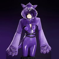 Kawaii Gengar Cosplay Costumes Women Cute Hooded Leather Jumpsuit Tail Suit Bunny Girl Uniform Halloween Carnival Party Clothes
