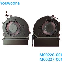 New Original LAPTOP CPU GPU Cooling Fan FOR HP Spectre X360 15-EB TPN-Q22 M00226-001 M00227-001