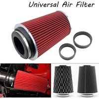 Universal 3 Inch 76 mm Cold Air Intake Sports Air Filter High Performance Clamp-On Washable Car Professional Spare Parts