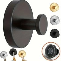 Stainless Steel Suction Cup Hook Self adhesive Hook wall mount Bathroom Robe Towel Hook Reusable Hooks Bathroom Glass Hooks