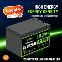LiFePO4-Batteriepack 20000mAh 24V mit integriertem BMS-Schutz, wiederaufladbar, EU-Überseelager, lokal verfügbar+ für Solargenerator, Wohnmobil, Yacht, Torantrieb, Wasserpumpe,