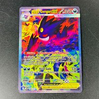 2026 English Mega Gengar ex SAR Holo DIY Textured Card - Mint Rare Pokemon Collectible Card