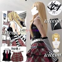 Misa Cosplay DeathNote Misa Amane Cosplay Costume Daily Sexy Dress Subculture Necklace y2k jirai kei GothLoli Uniform Wig