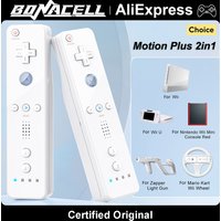 Gaming Controllers For Nintendo Wii/WiiU Console Controller 2in1 Left/Right Game Joystick Wireless Gamepad Remote Control Rocker