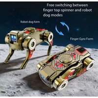 New Transformable Rotating Winding spring Fidget Spinner Fingertip Mechanical Gyro Dog Deformation Toy Stress Relief Finger Toy