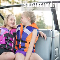 Neoprene Life Vest for Kids, Life Jacket for Children, Toddler, Baby, Boys, Girls Youth Float, Swimming Buoyancy Device,