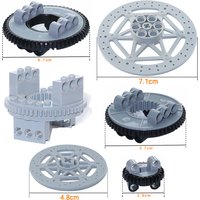 Technical Building Block Turntable 28 56 60 Tooth 99009 99010 48168 48452 18938 18939 Bricks Car MOC Parts 2855 2856 71711 65416