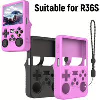 Soft Silicone Protective Case For R36S Game Console 360° Full Cover Shockproof Anti-Scratch Precise Cutouts Non-Slip Accessories