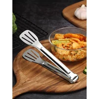 304 Stainless Steel Food Pliers, Anti Slip Barbecue Steak Clip, Fried Fish Barbecue Bread Clip, Kitchen Tool Cooking Pliers