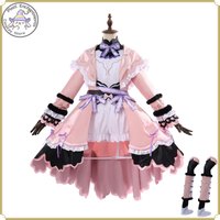 High Quality Game Character Ayafara Cosplay Costume - Women's Pink Purple Soft Witch Dress Role Playing Comic Con Party Suit