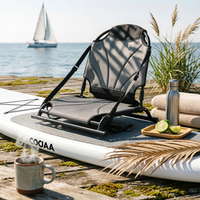 Kayak Seat Mesh Paddle Board Seat Breathable Adjustable Straps for Kayaks