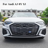 Car Grille Trim Frame For Audi A3 8Y S3 Exterior Tuning Accessories Decorative frame Automobiles Parts