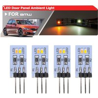 4/10PCs LED Door Panel Ambient Lights For BMW 2 3 4 5 7 Series F48 X1 F82 F83 M4 F45 F46 F30 F31 F34 F32 F33 F36 F10 F11 F07 F01 image 4