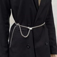 1pcs vintage metal snake-shaped sexy buckle belt, European and American personality snake bone long snake summer with skirt wais