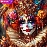 Momoart Diamond Mosaic Joker Portrait Cross Stitch Embroidery Character DIY Diamond Painting Picture Rhinestones Handicraft