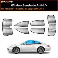For Porsche 911 Carrera 2 Dr Coupe 2005-2011 Custom Car Window Sunshade Anti-UV Car Sun Window Visors Sunshade Covers Accessorie