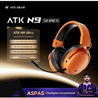ATK N9 2.4GHz Wireless Gaming Headset with Mic for PS5 PS4 PC Mac Playstation Bluetooth Gaming headphone with Microphone