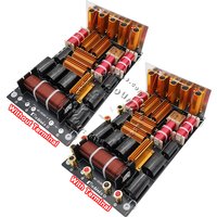 1pcs 3 Way 3 Unit Treble Medlant Bass 1800W Hi-Fi Crossover Audio Stage Speaker Loudspeaker High Power Frequency Divider Filters