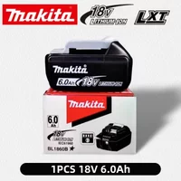 100% Original Makita 18V 6Ah für Makita 18V Akku BL1860B BL1840 BL1850B BL1850 BL1860 DDF487 Ersatz-Lithium-Akku