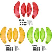 Brake Caliper Cover Guard 3in 18in 19 in Wheels Hub Car Caliper Cover Glossy Heat Dissipation for