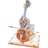 Robotime Rokr 3D Wooden Puzzle Symphony of Gorgeous Dreams Mechanical Music Box Pre-colored Design Gift for Family Kids BuildToy