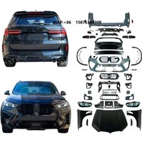 Body Kit for X5 F15 2014-2018 Upgrade to 2025 X5M G05 Engine Hood Headlight Tail Lamp Bumper Non Cut Conversion Kit 2025 New