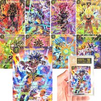 Anime characters Dragon Ball Super Bejīta Yonsei Torankusu DIY Homemade Bronzing toys Collection card Christmas birthday gift