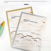 Self Adhesive Magnetic Photo Frame DIY Multifunctional Photo Display Sticker Free Punching required