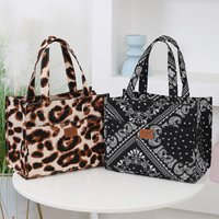 New Arrival Large Capacity Nylon Commuter Lunch Bag Portable Food Storage Handbag Ideal for Work Lunches And Mommy Essentials