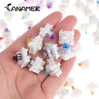 10Pcs/lot Original Cherry MX Mechanical Keyboard Switch Axis Shaft Switch RGB blue
