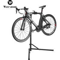 WEST BIKING Bicycle Repair Stand Foldable Aluminum Alloy Bike Repair Maintanance Frame Adjustable Bike Storage Parking Rack