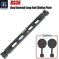 INNOREL RS-36 360mm All Aluminum Alloy Dual Dovetail Quick Release Extender Rail Sliding Arca Plate for Camera Tripod Ballhead